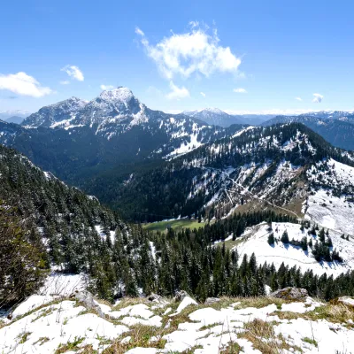 Berglandschaft im Schnee