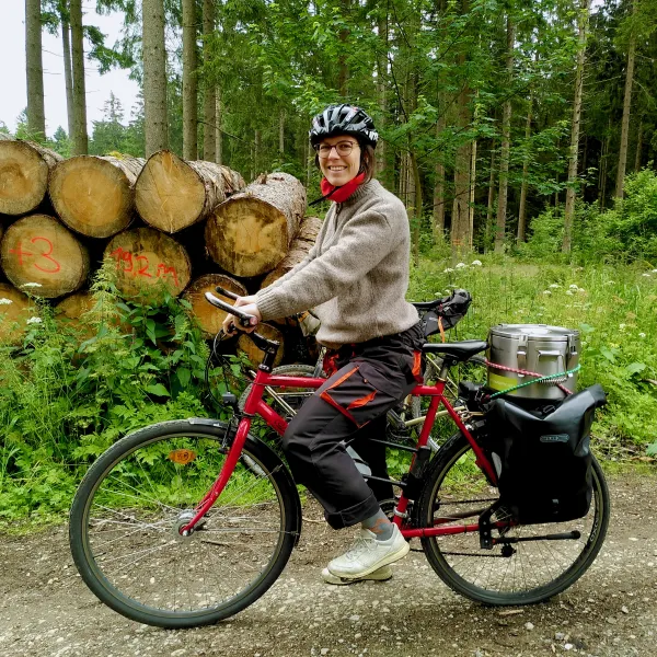 Essen auf Rädern beim Radfahrprojekt